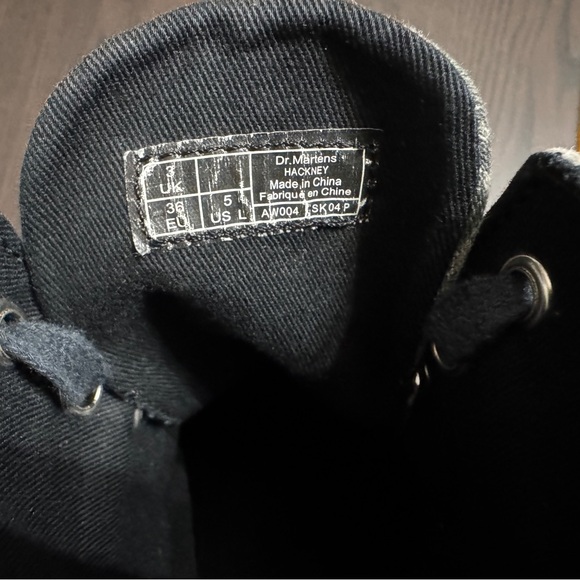 Dr. Martens Canvas Skull and Roses Print Hackney Boot Size EU 36/US 5 - Picture 6 of 6